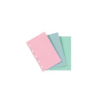 FFX Recharge Mini Feuilles Lignées Assorties Pastel-Recharge-Filofax-Papeterie du Dôme