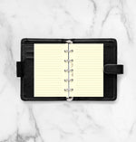 FFX Recharge Mini Feuilles Lignées Crème-Recharge-Filofax-Papeterie du Dôme