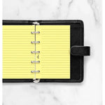 FFX Recharge Mini Feuilles Lignées Jaunes-Recharge-Filofax-Papeterie du Dôme