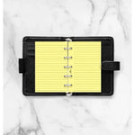 FFX Recharge Mini Feuilles Lignées Jaunes-Recharge-Filofax-Papeterie du Dôme