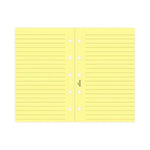 FFX Recharge Mini Feuilles Lignées Jaunes-Recharge-Filofax-Papeterie du Dôme