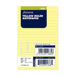 FFX Recharge Mini Feuilles Lignées Jaunes-Recharge-Filofax-Papeterie du Dôme