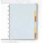 FFX Recharge Notebook A5 Index Couleurs Métalliques-Recharge Notebook-Filofax-Papeterie du Dôme