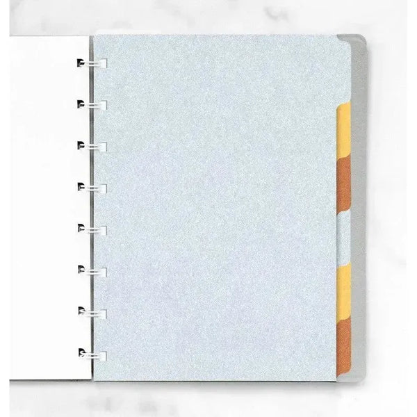 FFX Recharge Notebook A5 Index Couleurs Métalliques-Recharge Notebook-Filofax-Papeterie du Dôme