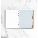 FFX Recharge Notebook A5 Index Couleurs Métalliques-Recharge Notebook-Filofax-Papeterie du Dôme