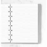 FFX Recharge Notebook Lignée Blanc A5-Recharge Notebook-Filofax-Papeterie du Dôme