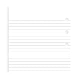 FFX Recharge Personal Feuilles Lignées Blanches x100-Recharge-Filofax-Papeterie du Dôme