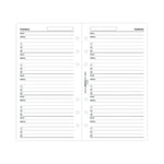 FFX Recharge Personal Nom/Adresse/Tél GB-Autres Recharges Agenda-Filofax-Papeterie du Dôme