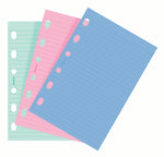 FFX Recharge Pocket Feuilles Lignées Assorties-Recharge Organiseur-Filofax-Papeterie du Dôme