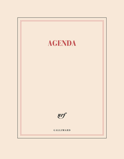 GLMR Agenda Littéraire Grand 16 Mois-Agenda-Gallimard-2026-2027-Papeterie du Dôme