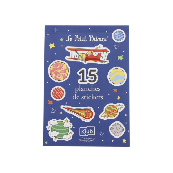 KIUB Planche Sticker - Le Petit Prince-Gommettes-Kiub-Planètes-Papeterie du Dôme