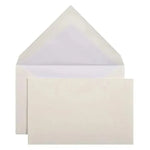 LALO Vergé 10 Cartes avec Enveloppes 85x135 Gommées-Correspondance-Lalo-Blanc-Papeterie du Dôme