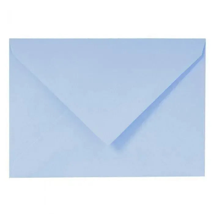 LALO Vergé 25 Enveloppes C6 Doublées-Enveloppes-Lalo-Bleu-Papeterie du Dôme