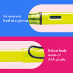 LAMY Safari Neonyellow Stylo Plume-Stylo Plume-Lamy-Papeterie du Dôme