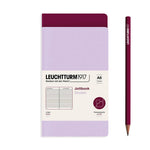 LCHT A6 Jottbook double pack-Carnet-Leuchtturm 1917-Lilac et Port Red-A6-Ligné-Papeterie du Dôme