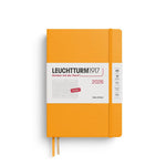 LCHT Agenda A5 Journalier Pointillés Rigide - Anglais-Agenda-Leuchtturm 1917-2026-Rising sun-A5-Papeterie du Dôme