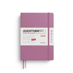 LCHT Agenda A5 Journalier Rigide - Anglais-Agenda-Leuchtturm 1917-2026-Dusty rose-A5-Papeterie du Dôme
