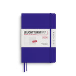 LCHT Agenda A5 Semainier & Carnet Ligné Rigide en Anglais-Agenda-Leuchtturm 1917-2026-Ink-A5-Papeterie du Dôme