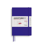 LCHT Agenda A5 Semainier & Carnet Ligné Souple - Anglais-Agenda-Leuchtturm 1917-2026-Ink-A5-Papeterie du Dôme