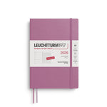 LCHT Agenda A5 Semainier & Carnet Souple - Français-Agenda-Leuchtturm 1917-2026-Dusty rose-A5-Papeterie du Dôme