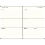 LCHT Agenda A6 Semainier Rigide - Anglais-Agenda-Leuchtturm 1917-Papeterie du Dôme