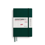 LCHT Agenda B6+ Semainier Rigide - Anglais-Agenda-Leuchtturm 1917-2026-Forest green-B6+-Papeterie du Dôme