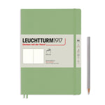 LCHT B5 Souple Blanc-Carnet-Leuchtturm 1917-Sauge-B5-Blanc-Papeterie du Dôme