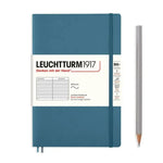 LCHT Carnet B6+ Paperback Souple Ligné-Carnet-Leuchtturm 1917-Stone Blue-B6+-Ligné-Papeterie du Dôme