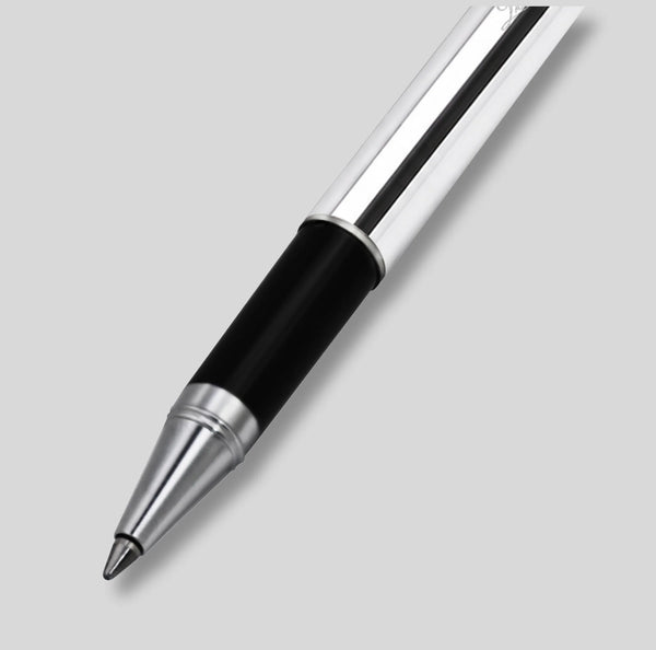 LSM Stylo Roller Chelsea Argent 925 Finition Unie-Stylo-Leathersmith of London-Papeterie du Dôme