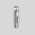 LSM Stylo Roller Chelsea Argent 925 Grain d'Orge-Stylo-Leathersmith of London-Papeterie du Dôme