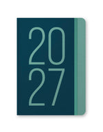Letts Agenda Essence A5 Semainier Vertical-Agenda-Letts-2027-Teal-Papeterie du Dôme