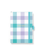 Letts Agenda Gingham A6 Semainier Académique-Agenda-Letts-2026-2027-Aqua-Papeterie du Dôme
