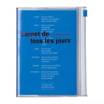 MARK'S Carnet A6 Zipper Days-Carnet-Mark's-Bleu océan-Papeterie du Dôme