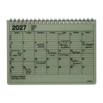MARK'S Notebook Calendar-Calendrier-Mark's-2027-Small-Kaki-Papeterie du Dôme