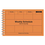 MARK'S Planning Hebdomadaire Dayfree-Calendrier-Mark's-Orange-Papeterie du Dôme