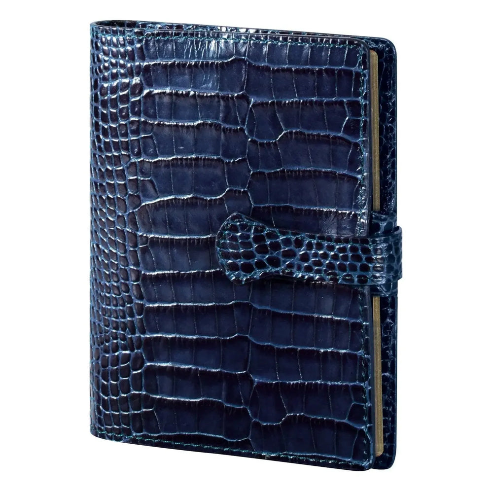 MGN Agenda Organiseur AK13 Savannah Croco Patte-Mignon-Bleu marine-Papeterie du Dôme