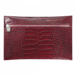 MGN Pochette Plate Zippée Savannah-Mignon-Rouge-Papeterie du Dôme