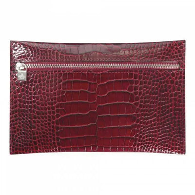 MGN Pochette Plate Zippée Savannah-Mignon-Rouge-Papeterie du Dôme
