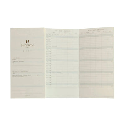 MGN Recharge Agenda PA16R Planning avec Atlas et Répertoire-Recharge Agenda-Mignon-Papeterie du Dôme