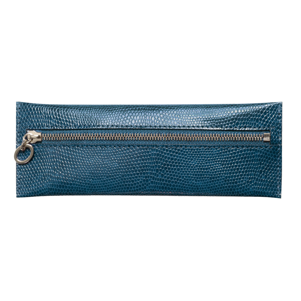 MGN Trousse Plate Zip Borneo-Trousse-Mignon-Bleu canard-Papeterie du Dôme