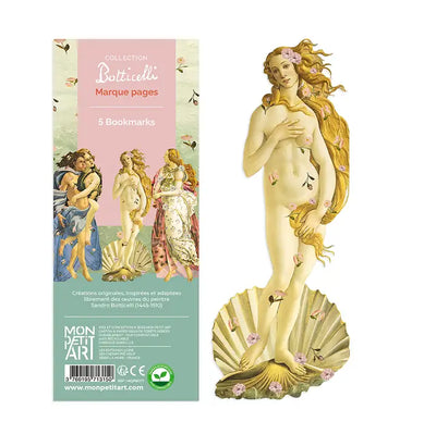 MPA 5 Marque Pages-Marque Pages-Mon Petit Art-Botticelli-Papeterie du Dôme