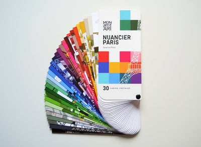 MPA Nuancier Paris - 30 Cartes Postales-Papeterie-Mon Petit Art-Papeterie du Dôme