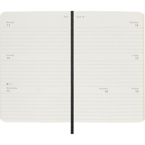 MSK Agenda Semainier Horizontal Souple 12 mois-Agenda-Moleskine-Papeterie du Dôme