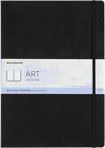 MSK Carnet Aquarelle Rigide-Carnet-Moleskine-Noir-Paysage-A3 29,7x42 cm-Papeterie du Dôme