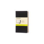 MSK Set 3 Cahier Souple-Carnet-Moleskine-Noir-Pocket 9x14-Uni-Papeterie du Dôme