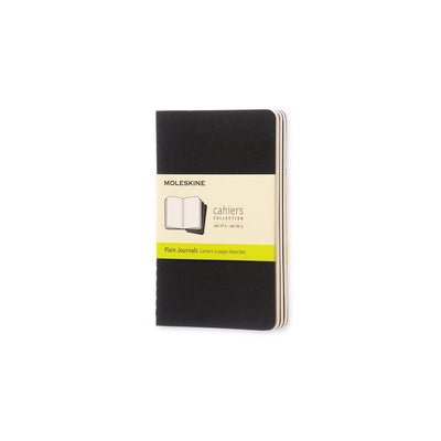 MSK Set 3 Cahier Souple-Carnet-Moleskine-Noir-Pocket 9x14-Uni-Papeterie du Dôme