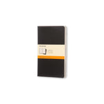 MSK Set 3 Cahier Souple-Carnet-Moleskine-Noir-Large 13x21-Ligné-Papeterie du Dôme