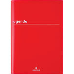 OBE Agenda Journalier Scolaire 15 Boreal-Agenda-Oberthur-2026-2027-Rouge-Papeterie du Dôme