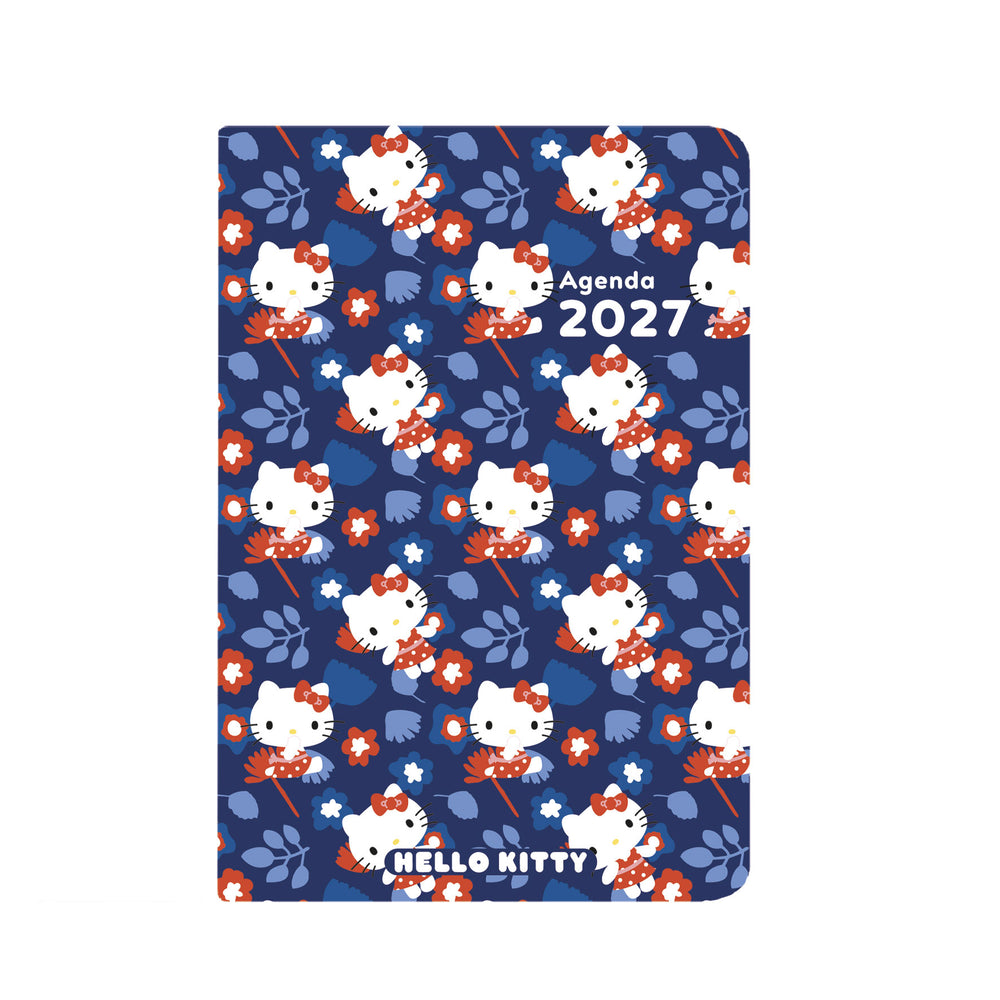 OBE Agenda Semainier 15 Hello Kitty-Agenda-Oberthur-2027-Fleurs-Papeterie du Dôme