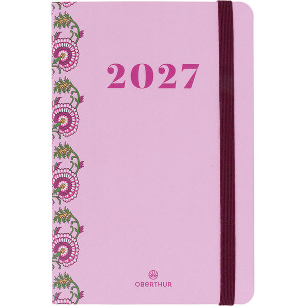 OBE Agenda Semainier 15 Merida-Agenda-Oberthur-2027-Rose-Papeterie du Dôme